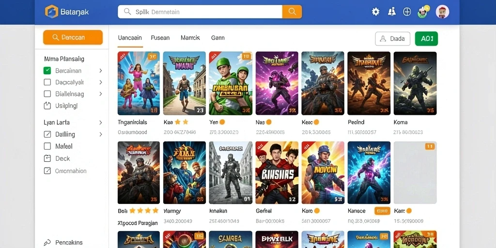 Tampilan antarmuka yang intuitif dan menarik.