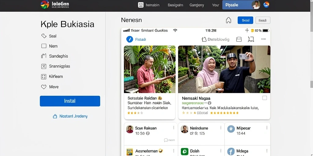 Tampilan antarmuka yang ramah pengguna.