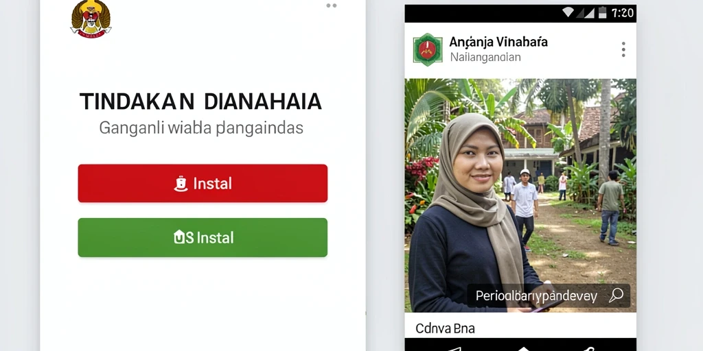 Screenshot menampilkan antarmuka pengguna yang menarik.