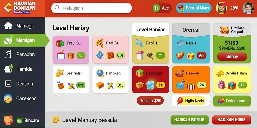Tampilan antarmuka yang menarik dan mudah dinavigasi.