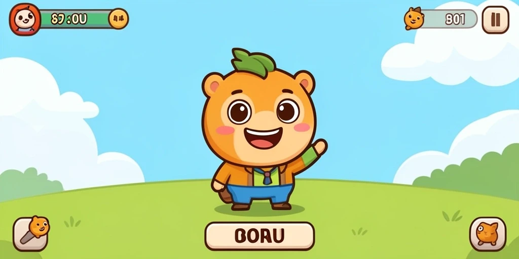 Tampilan permainan slot yang menarik dan berwarna.