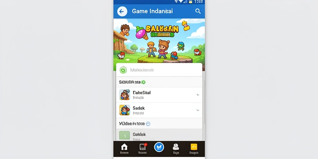 Screenshot menampilkan antarmuka permainan yang menarik.