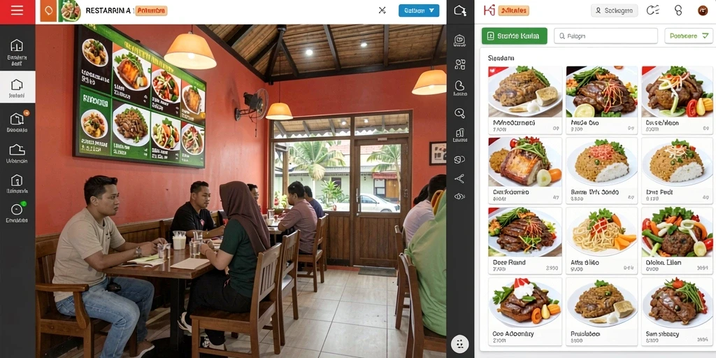 Tampilan antarmuka utama yang sederhana dan menarik.