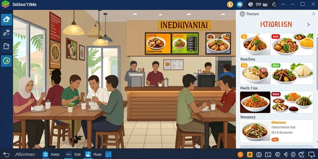 Tampilan antarmuka yang user-friendly dan menarik.