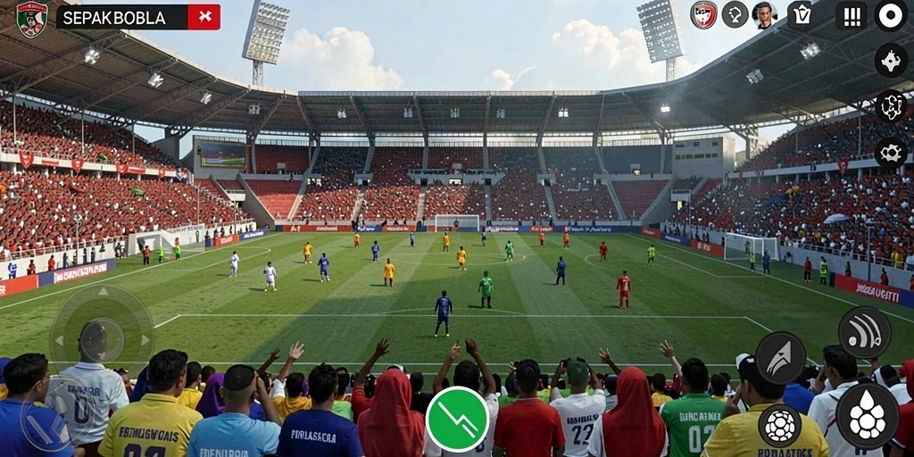 Gambar tampilan utama aplikasi dengan ikon karakter.