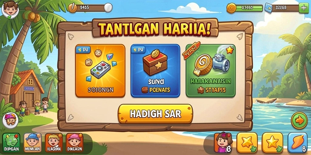 Tampilan antarmuka yang ramah pengguna dan menarik.