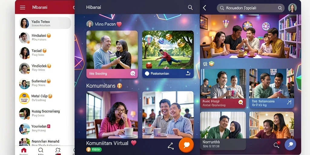Gambar antarmuka permainan yang menarik.