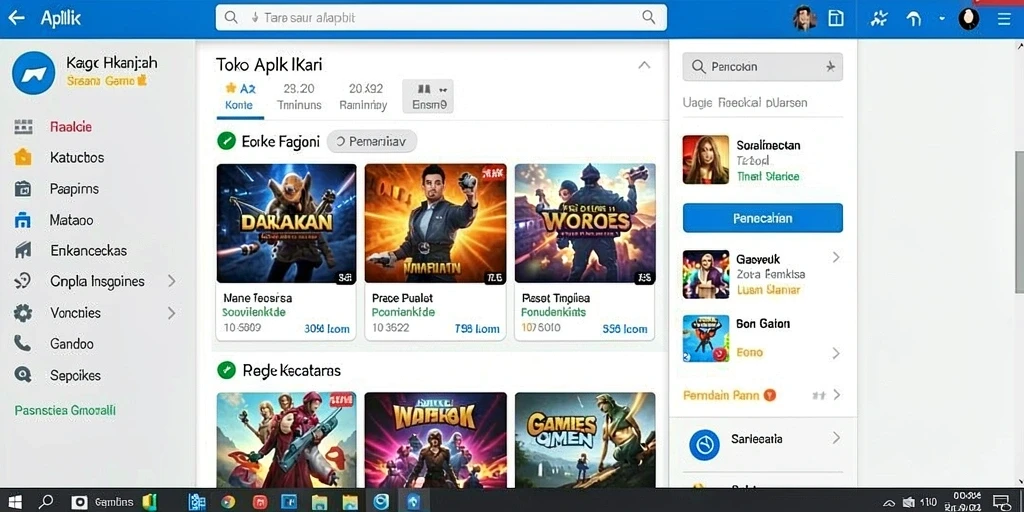 Tampilan antarmuka yang intuitif dan mudah digunakan.